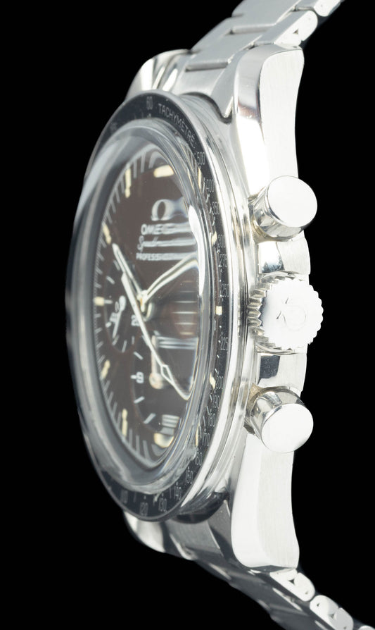 Preowned vintage Omega Speedmaster Professional 145.022-69ST Pre-Moon 'Tropical dial' 42mm 1969 | Crown Vintage Watches