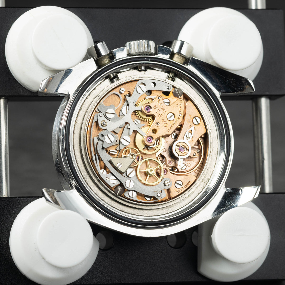 Preowned vintage Omega Speedmaster Professional 145.022-69ST Pre-Moon 'Tropical dial' 42mm 1969 | Crown Vintage Watches
