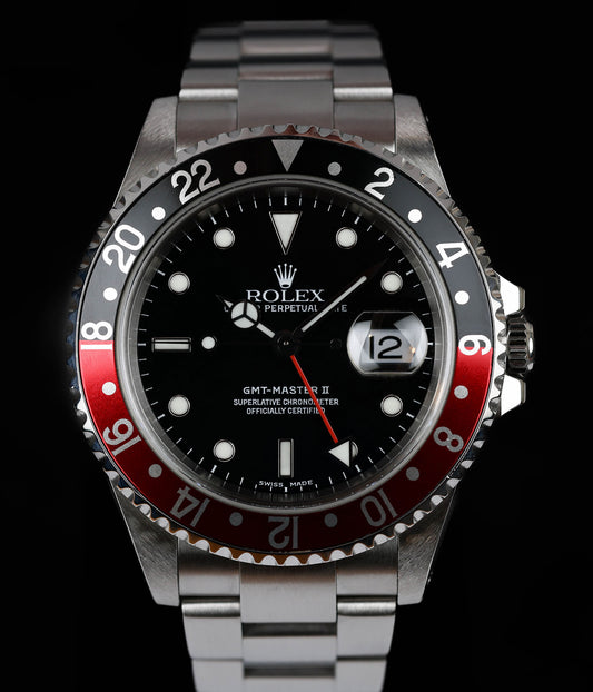 Rolex GMT Master II Coke 40MM 16710 2000 | Crown Vintage Watches