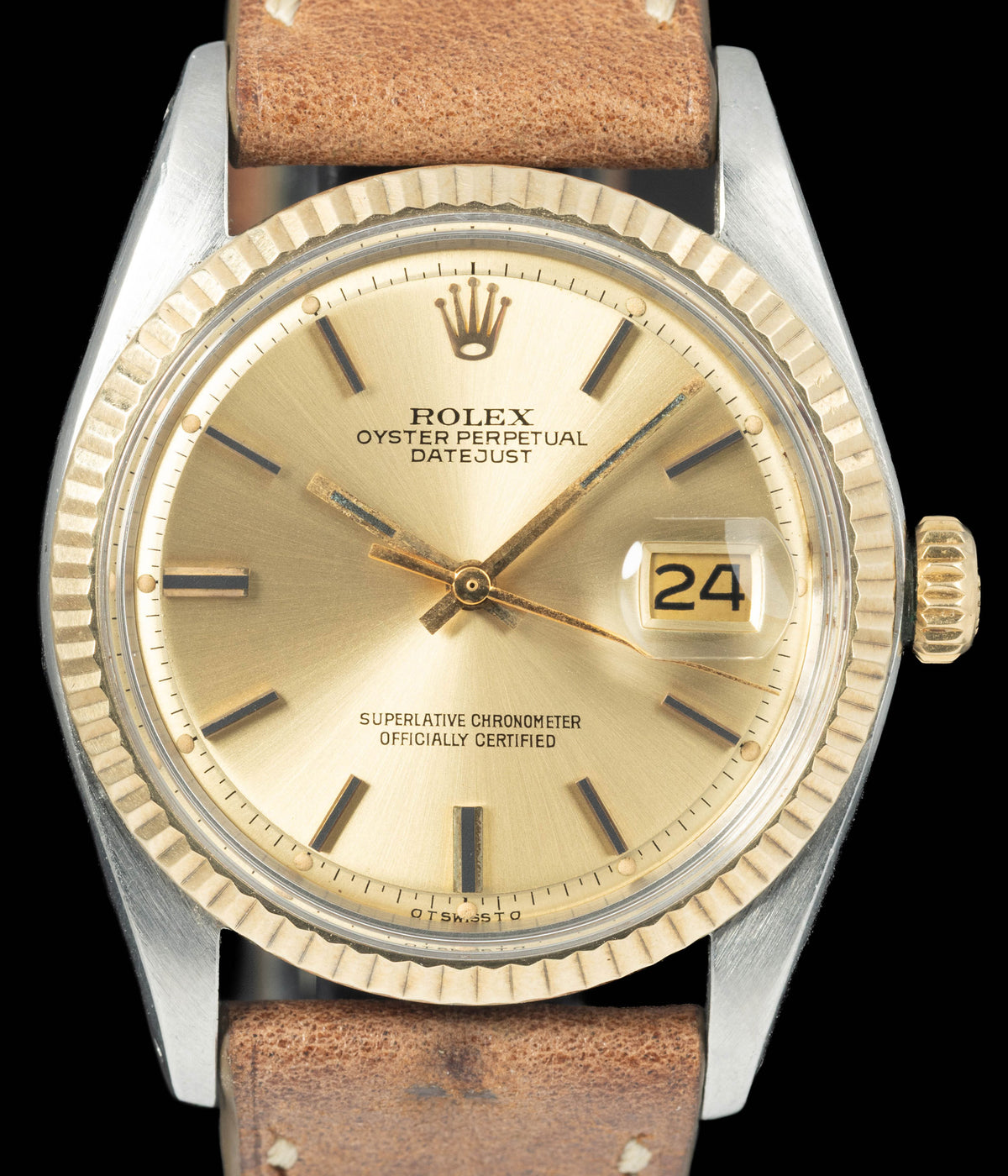 Preowned vintage Rolex Datejust 1601 Two Tone 'Sigma' Dial 36mm 1970s | Crown Vintage Watches