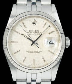 Rolex Datejust 16234 'Linen Dial' 36mm Circa 1990