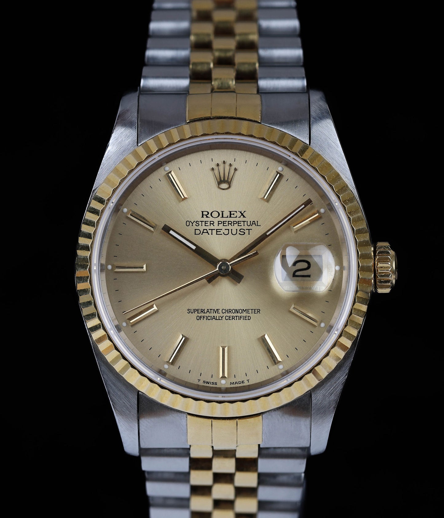 Rolex Datejust 36mm Champagne Dial 16233 1991