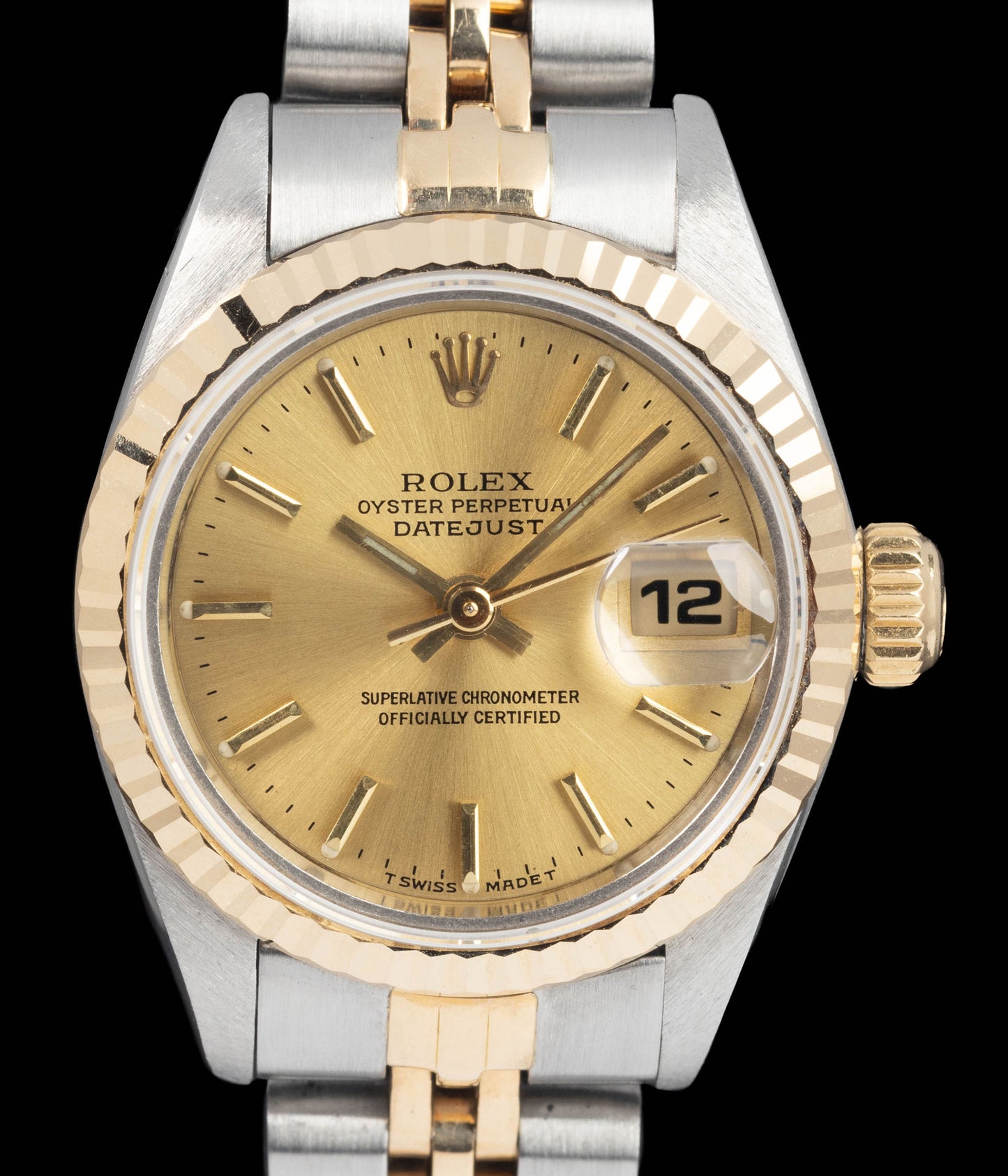 Preowned vintage Rolex Datejust 69173 Champagne Dial 26MM 1991 | Crown Vintage Watches
