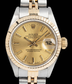 Rolex Datejust 69173 Champagne Dial 26MM 1991