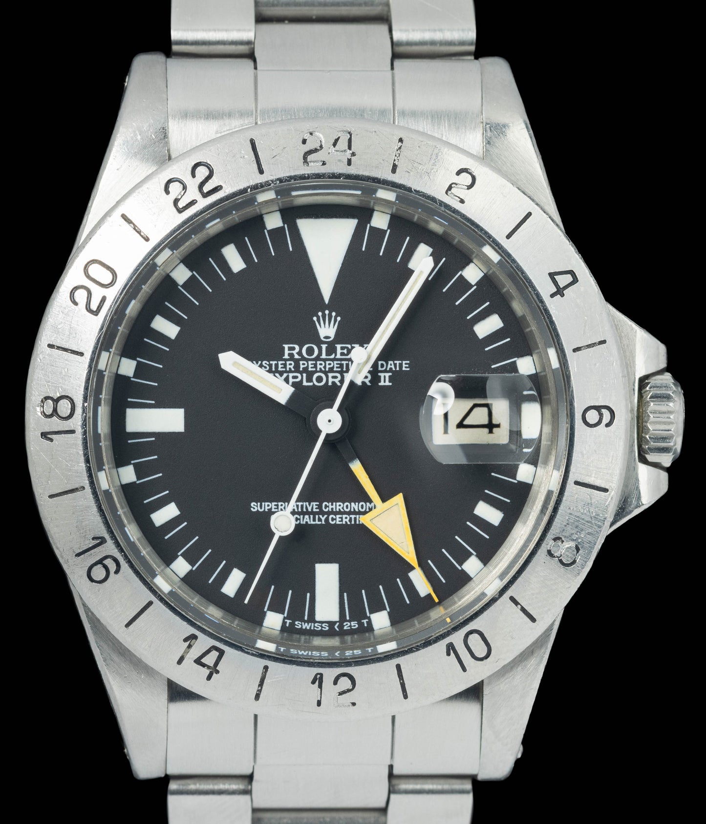 Preowned Rolex Explorer II 1655 MK4 ‘Freccione’ 40mm 1975 | Crown Vintage Watches