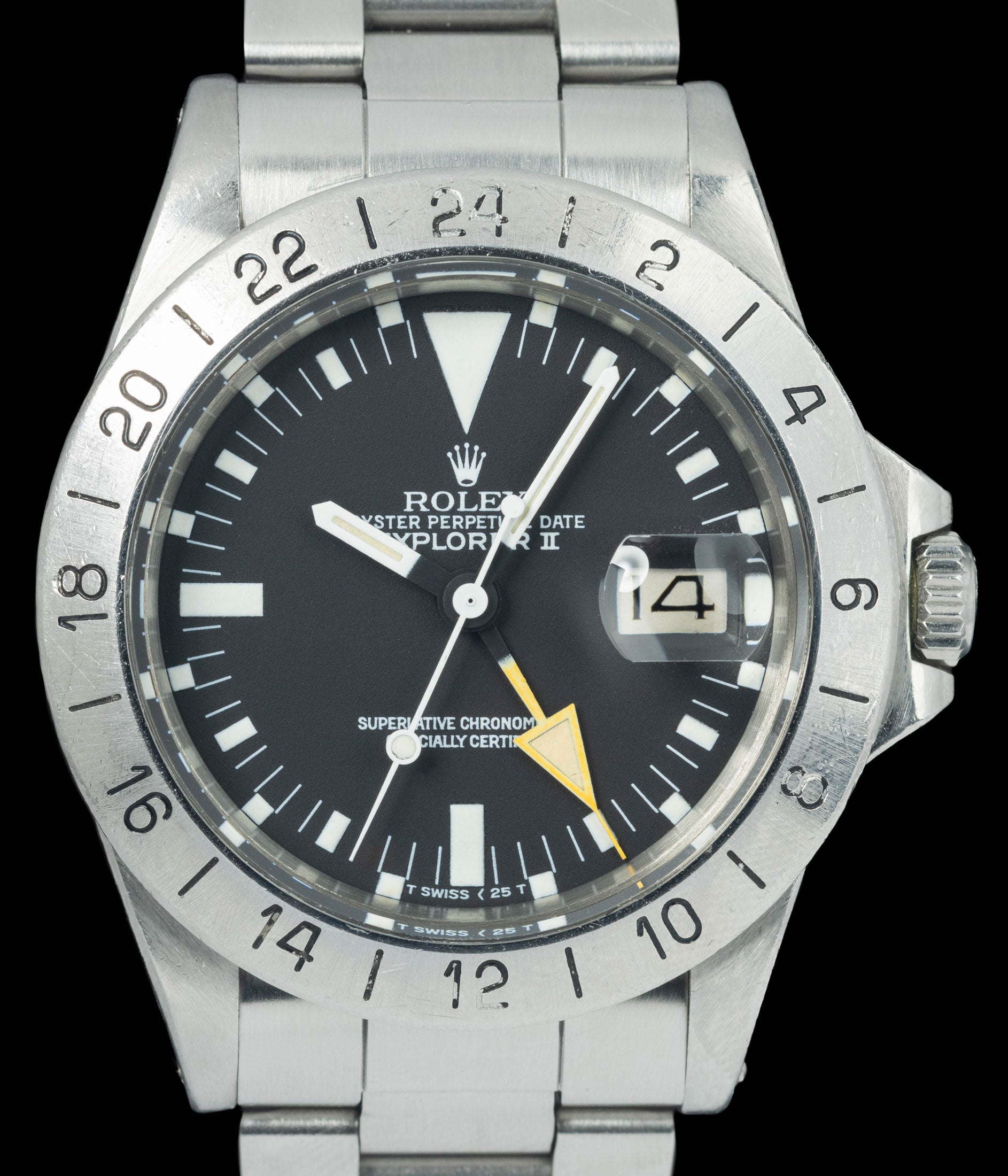 Preowned Rolex Explorer II 1655 MK4 ‘Freccione’ 40mm 1975 | Crown Vintage Watches