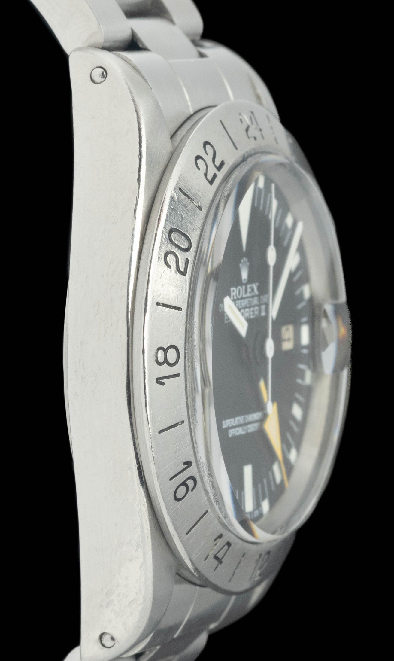 Preowned Rolex Explorer II 1655 MK4 ‘Freccione’ 40mm 1975 | Crown Vintage Watches