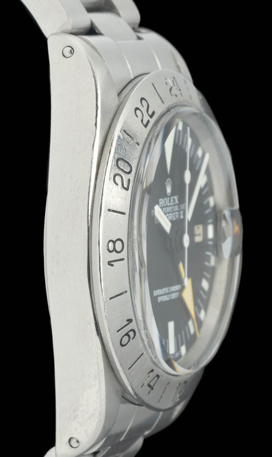 Preowned Rolex Explorer II 1655 MK4 ‘Freccione’ 40mm 1975 | Crown Vintage Watches