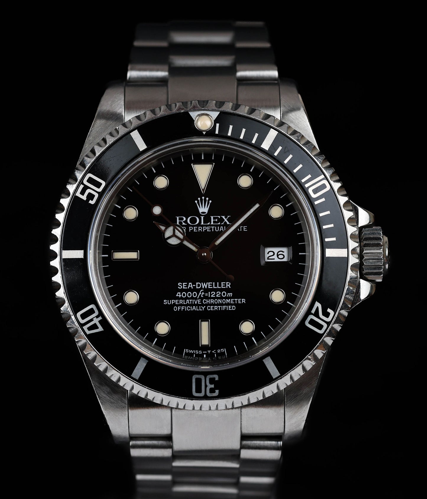 Rolex SeaDweller 16600 Black Tritium 1991 Vintage & Pre-owned | Crown Vintage Watches (CVW