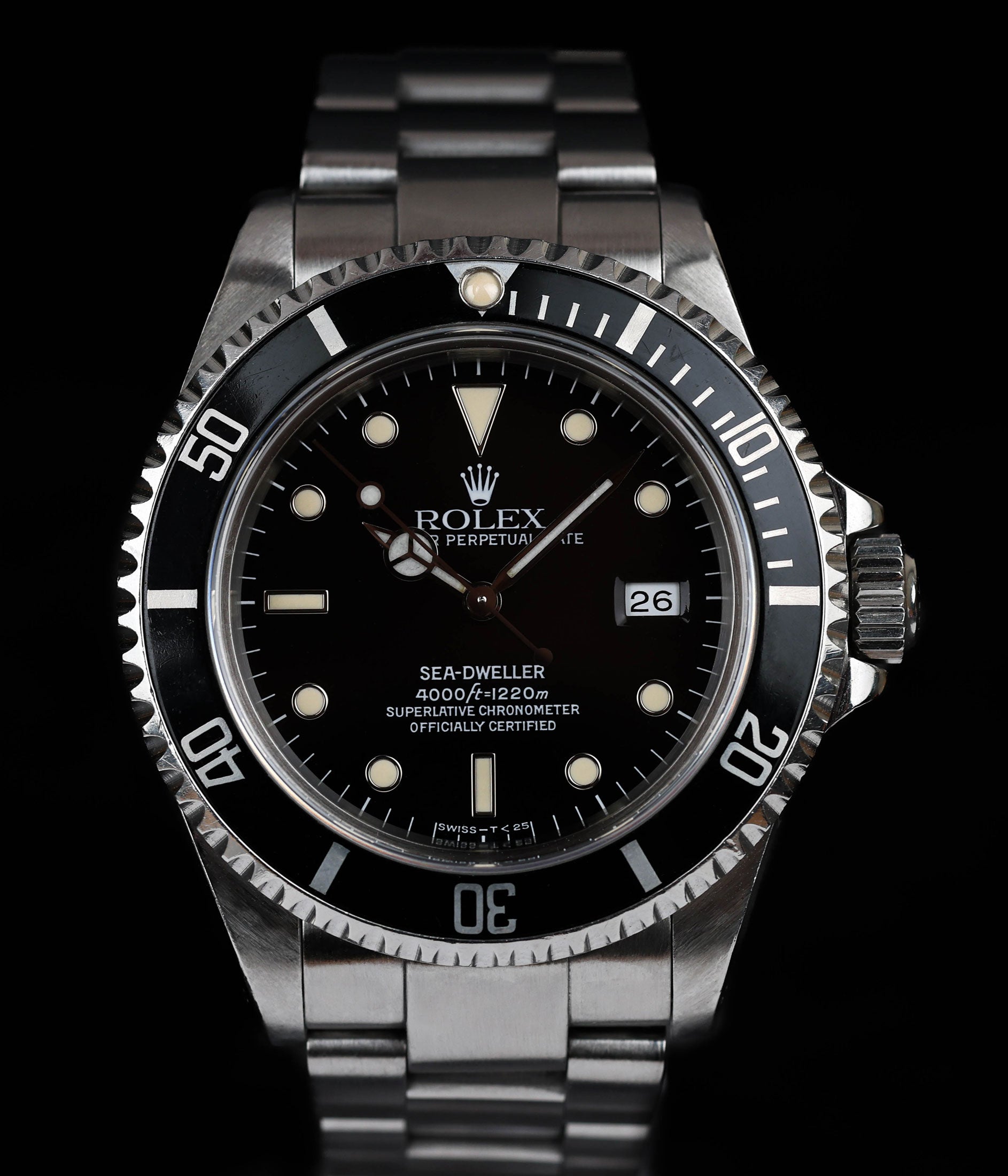 Rolex SeaDweller 16600 Black Tritium 1991 Vintage & Pre-owned | Crown Vintage Watches (CVW