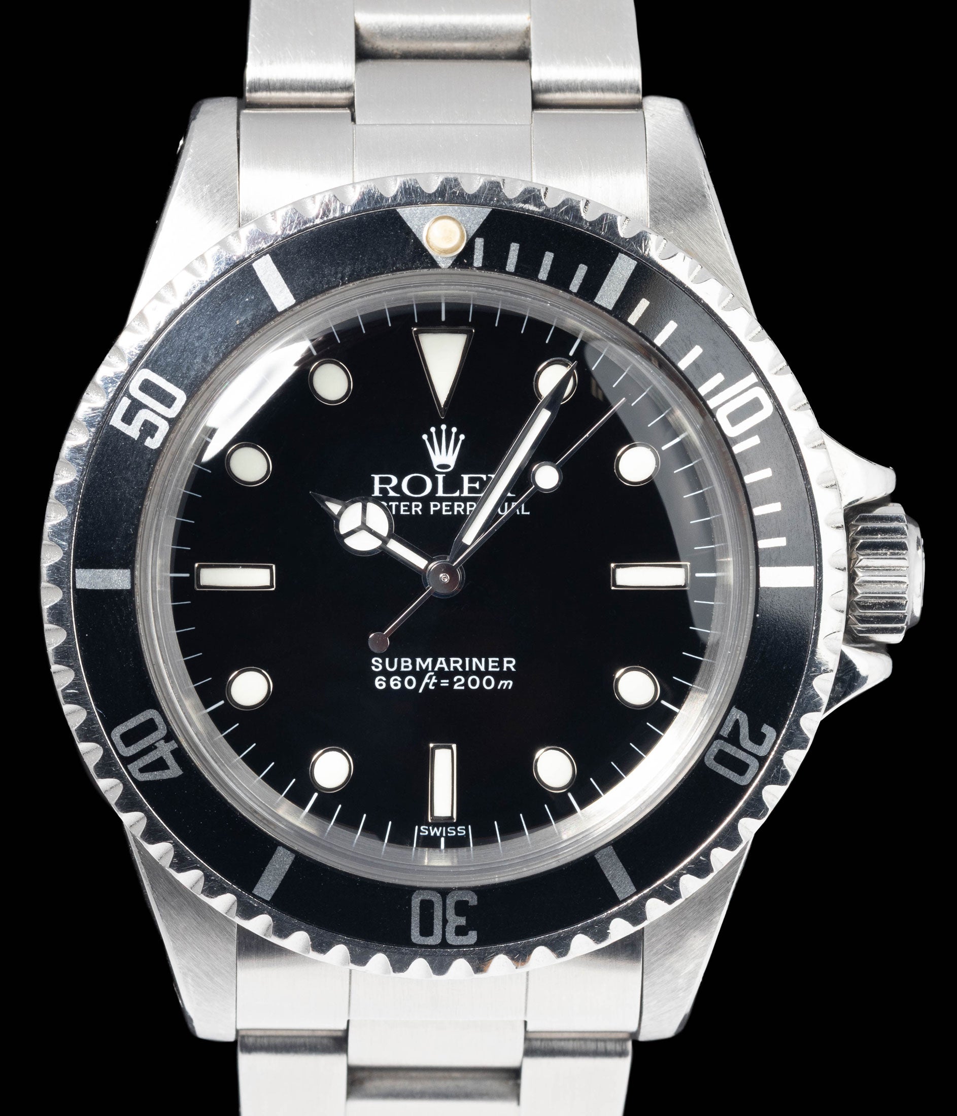 Preowned vintage Rolex Submariner 5513 Serviced Dial & Hands 40mm 1971 | Crown Vintage Watches
