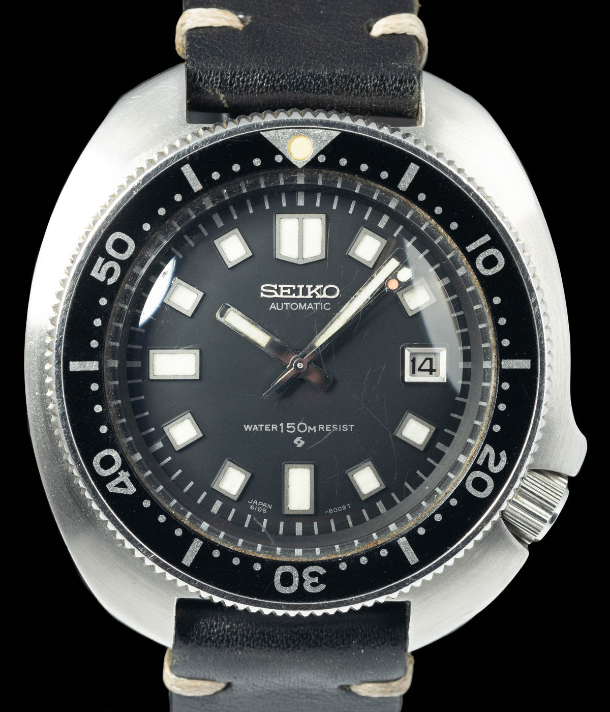 Preowned vintage Seiko 6105-8110 'Willard' 44mm Circa 1971 | Crown Vintage Watches